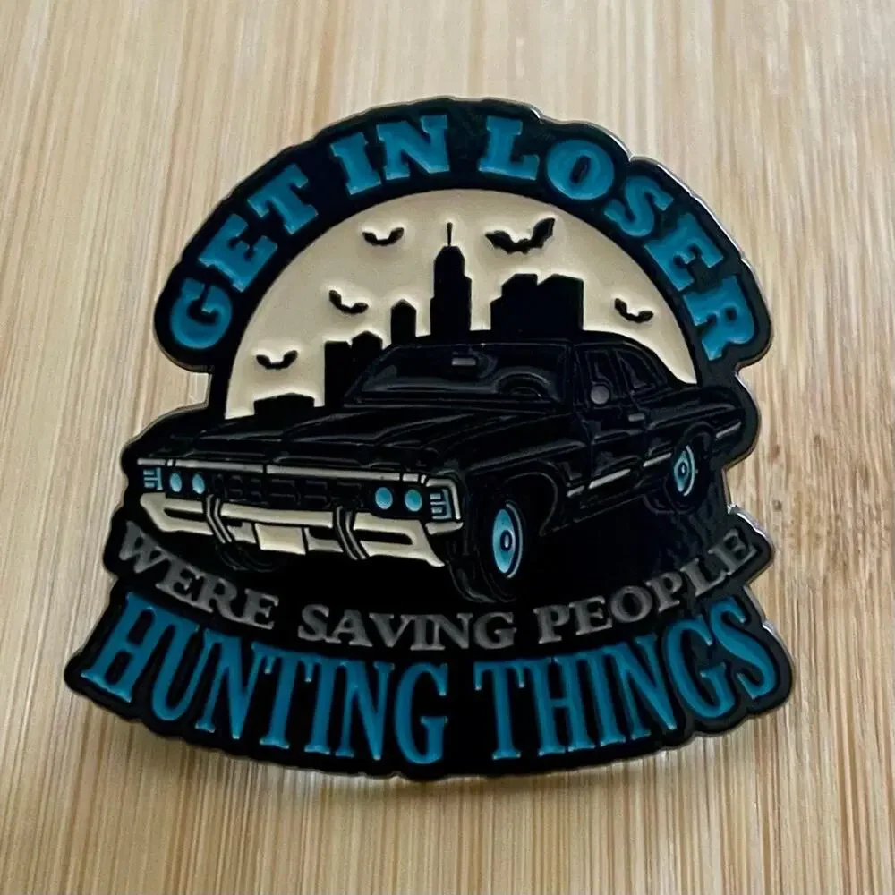 2 Piece Collectible Supernatural 1967 Impala “Baby” Enamel Pins